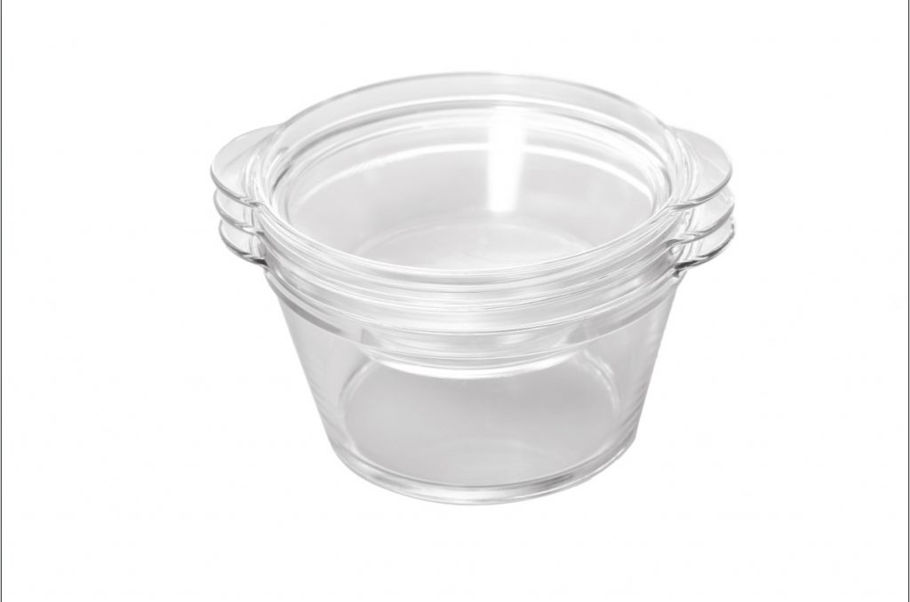 Clear High Borosicilate Pyrex Glass Casserole