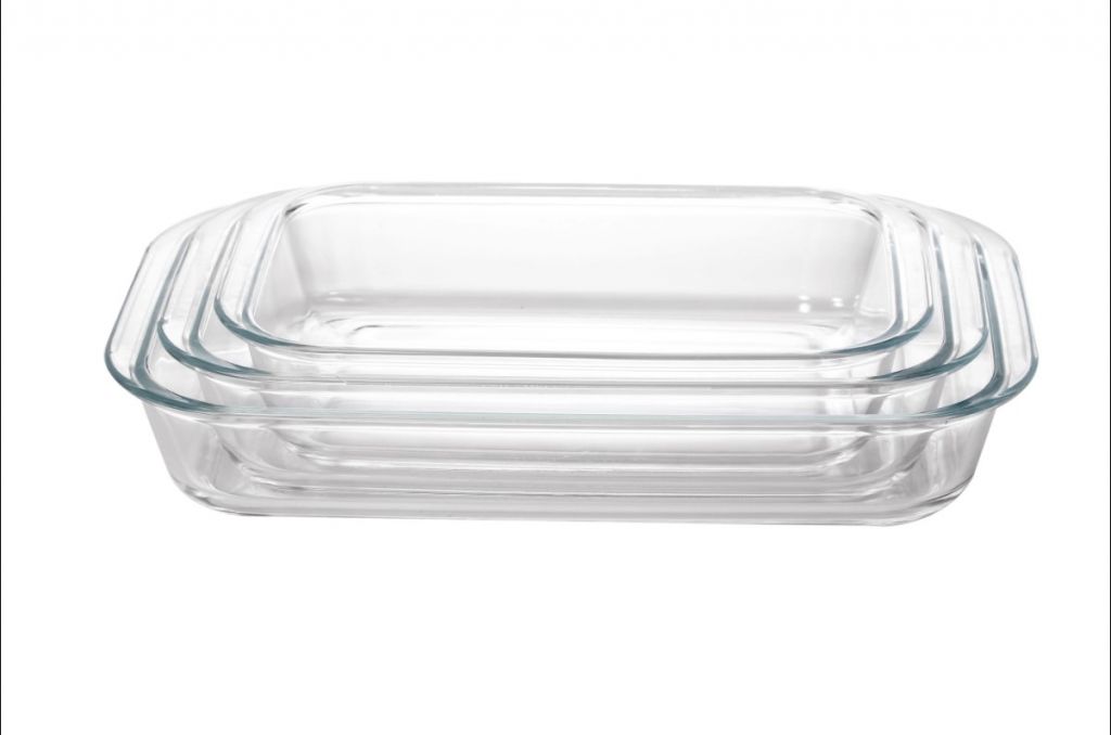 Pyrex Borosilicate Glass Casserole Baking Dish Heat-Resistant 1000ml