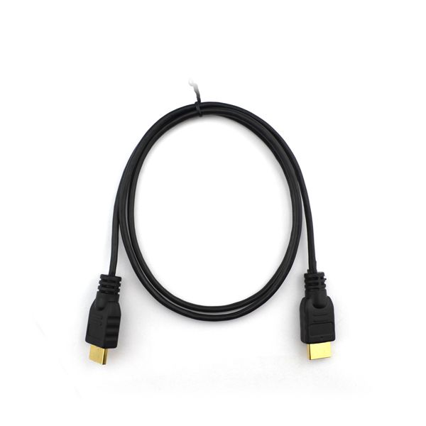 Black wire gold plated 1080P 1.3v hdmi cable