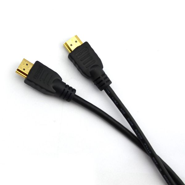 Black wire gold plated 1080P 1.3v hdmi cable