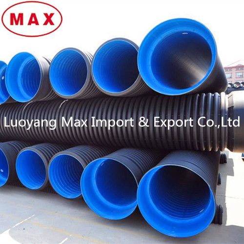 HDPE double-wall corrugated pipes