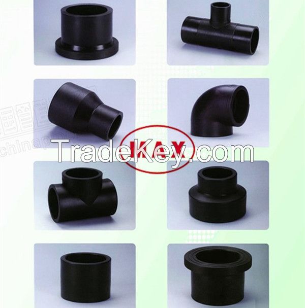 PN10 HDPE Pipe Fittings for Water Gas Supply and Drainage 