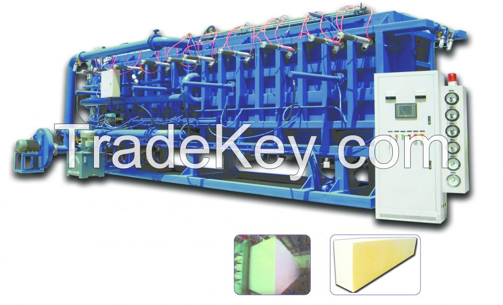 EPS Automatic Air Cooling Block Molding Machine