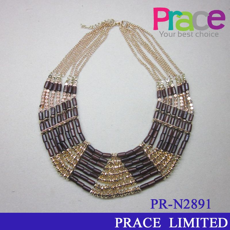 fashion new design seed beads necklace for ladies