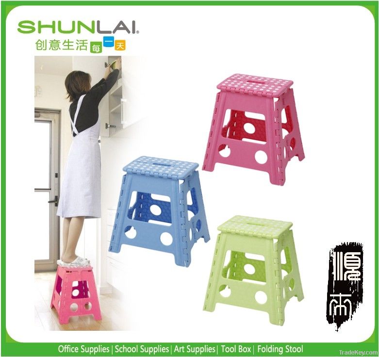 protable plastic folding stool with PPmaterial