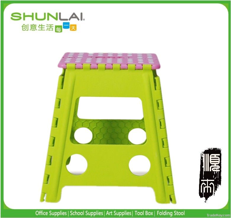 protable plastic folding stool with PPmaterial