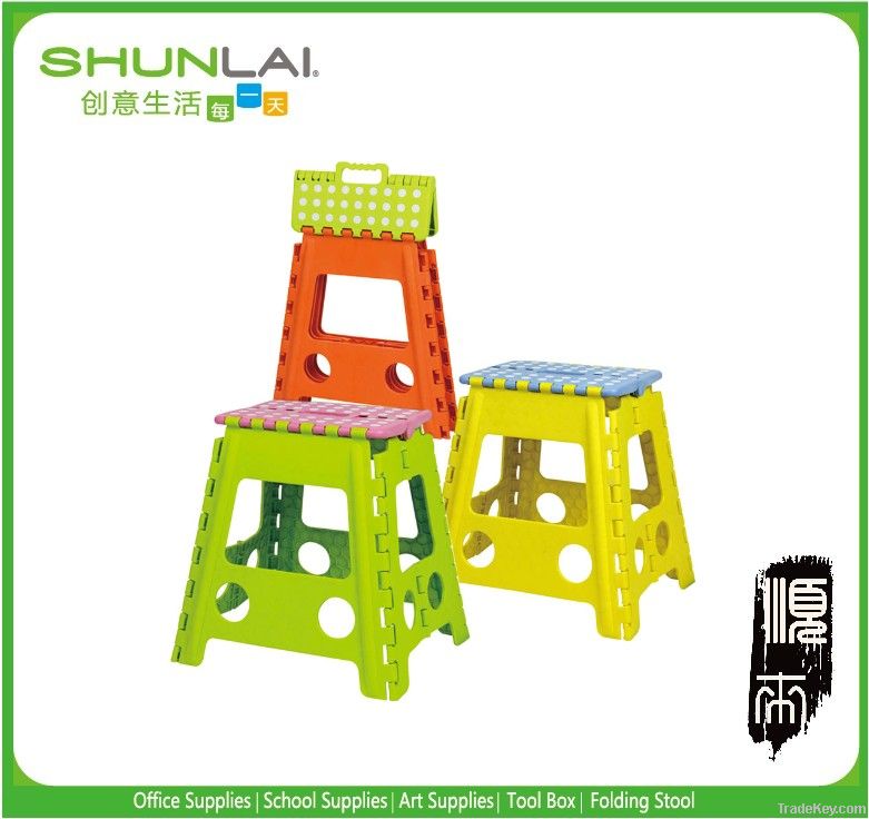 protable plastic folding stool with PPmaterial