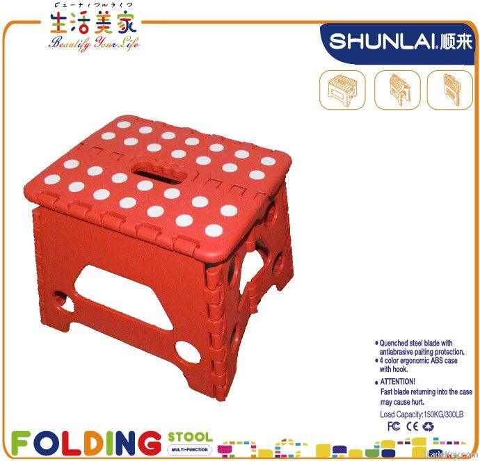 hot sale plastic folding step stool, bar stool with PPmaterial