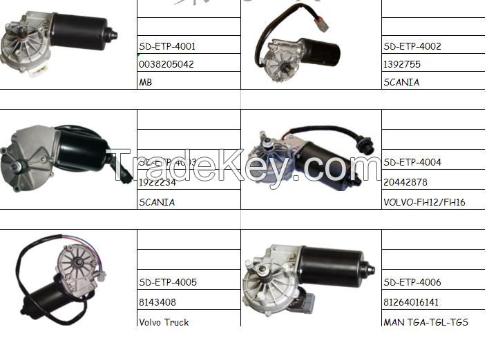 wiper motor 24v for european truck parts 