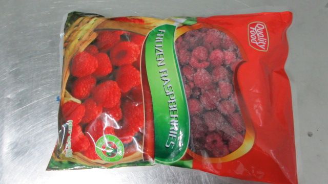 frozen raspberry