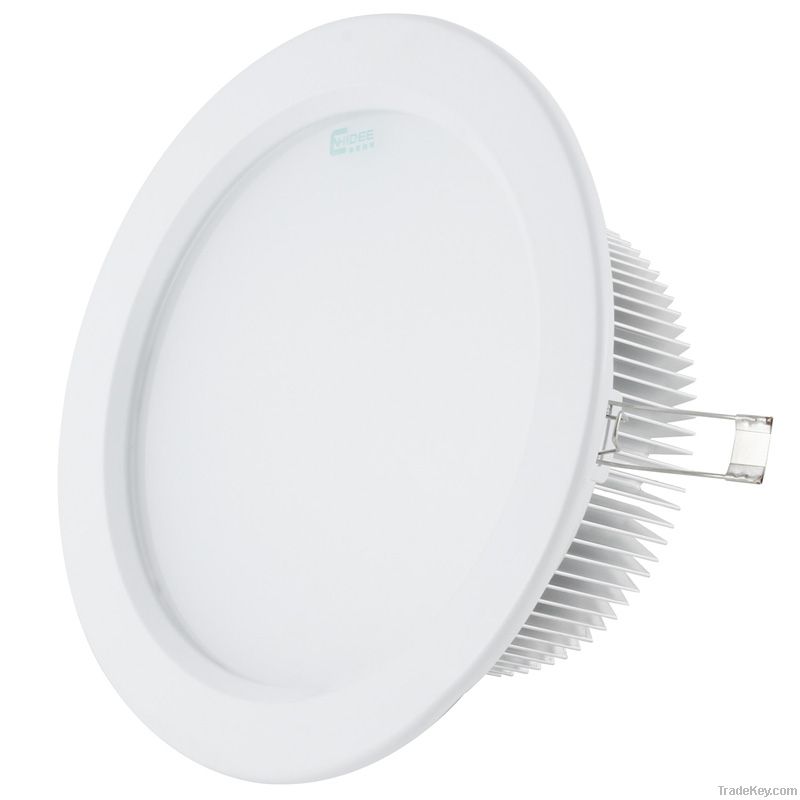 Finned heat dissipation LED downlight