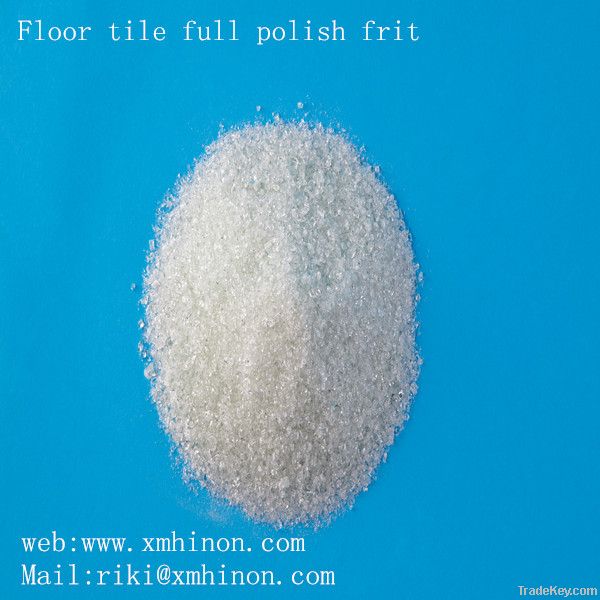 Floor tile full polish frit