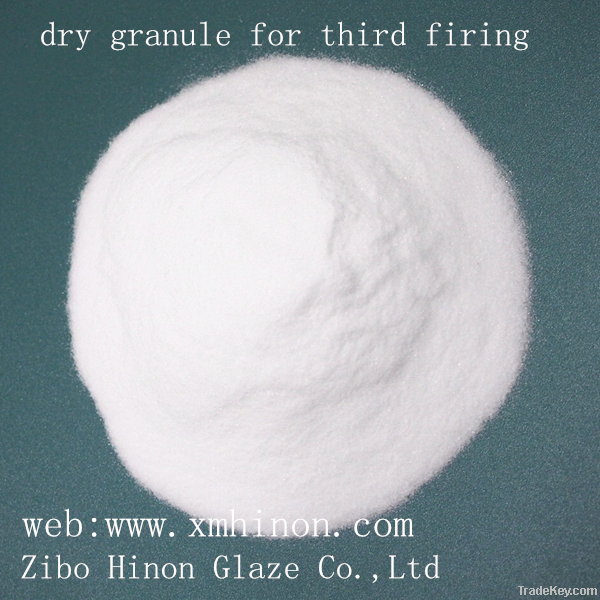 dry granule for third firing