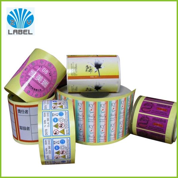 new style high quality waterproof self adhesive label sticker