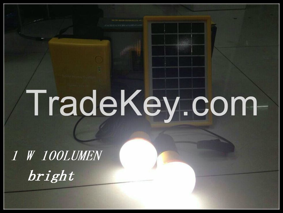 solar energy systems with 2 LED lamps