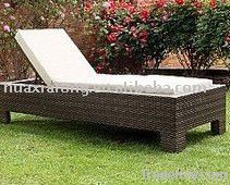 Hot Sale Rattan Palm Cove Sun Lounge