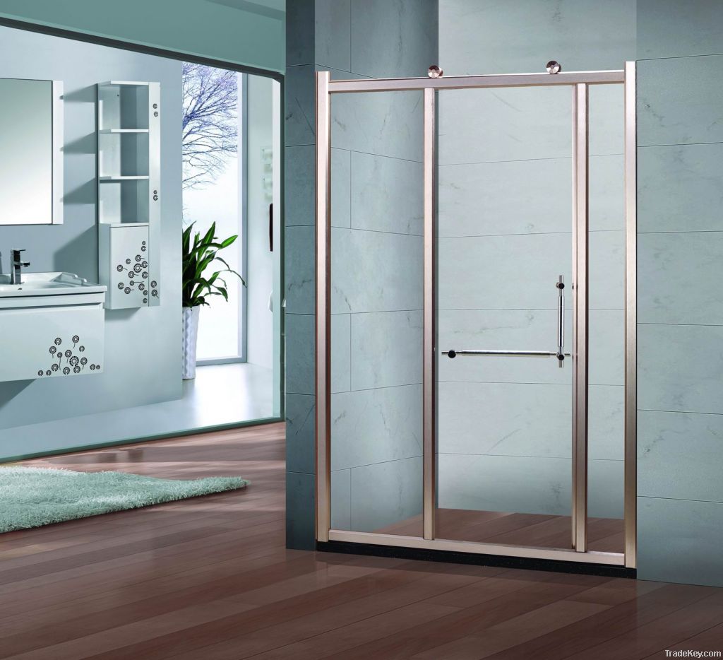 Framed slidng shower screen