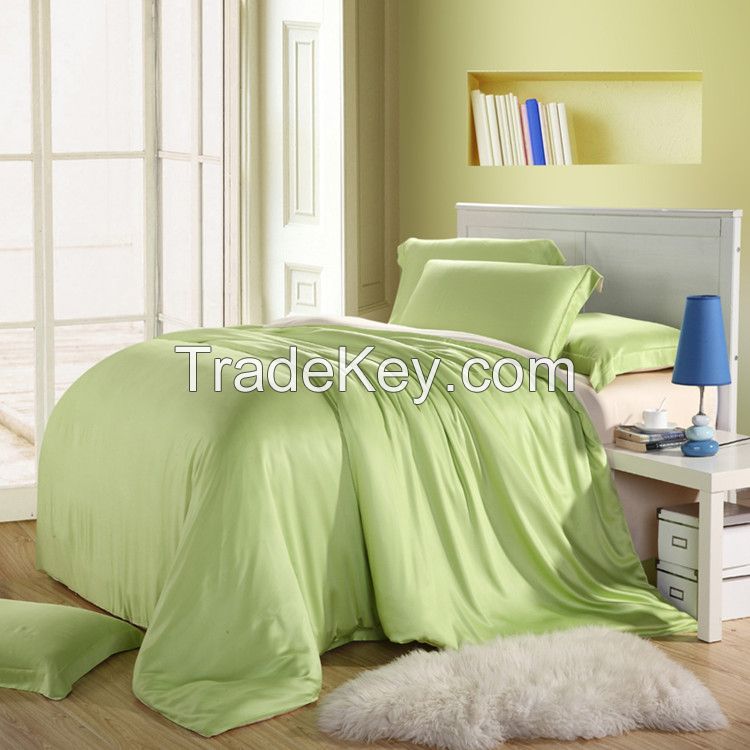 40SX40S 100% tencel solid color bed sheet sets