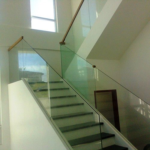 Balcony building glass stainless balutrade/railing