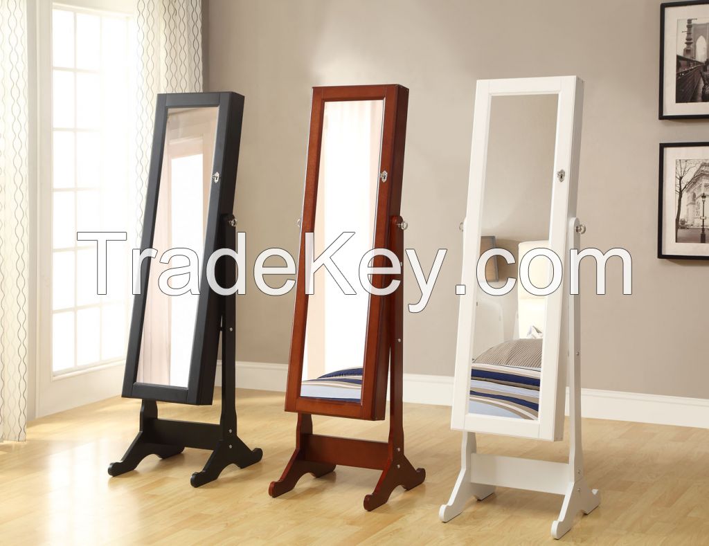 mirror jewelry cabinet