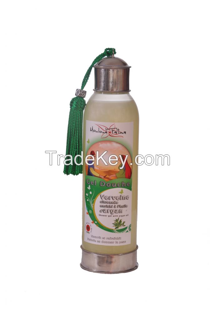 Natural shower gel enriched with argan