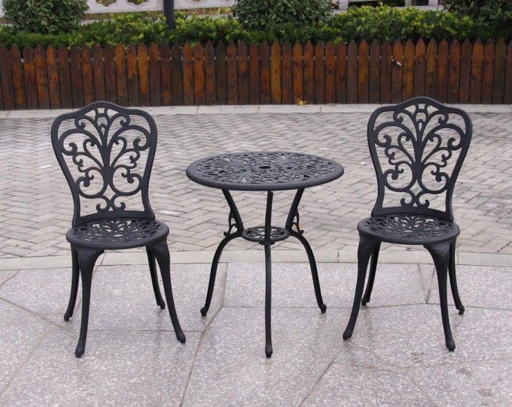 Cast Aluminium Outdoor KD bistro set