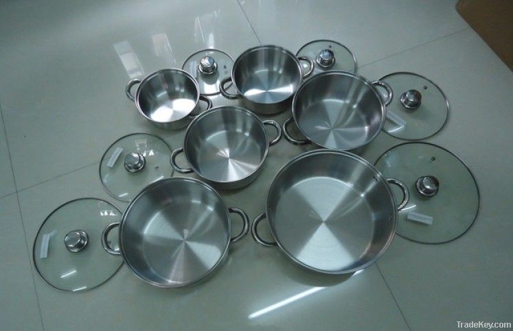 stainless steel cookware set