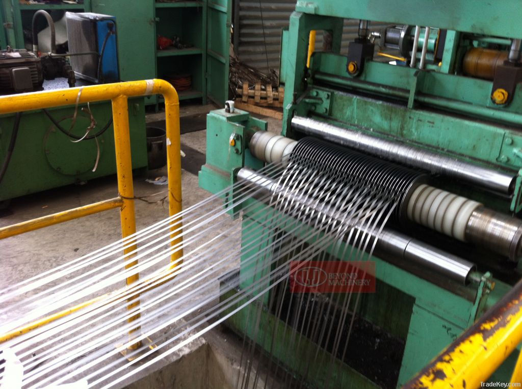 steel sheet slitting and rewinding machine