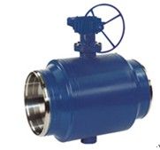 Fully welded ball valve