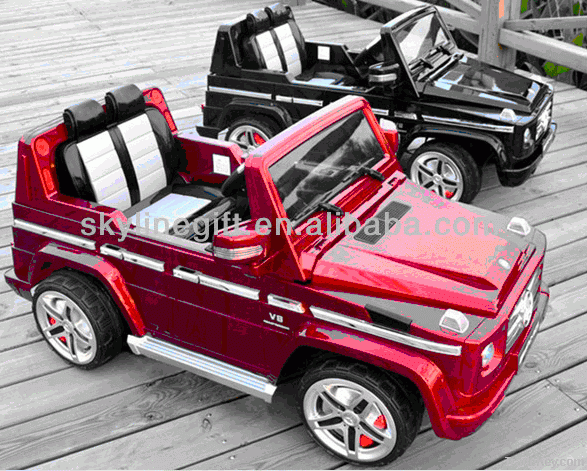 License Mercedes SUV model G55 AMG kids ride on cars with 2 seats