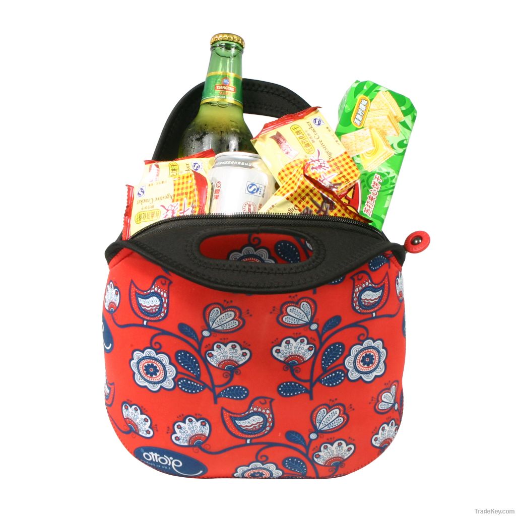 Fashion design neoprene bag for picnic