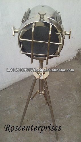 Nickel Plated Table Top Search Light