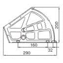 plastic shoe rack bracket 