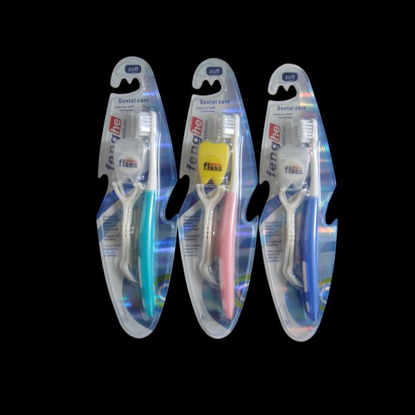 Tooth brush and dental floss