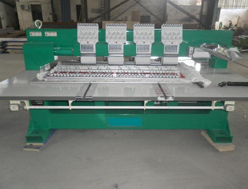 Flat embroidery machine