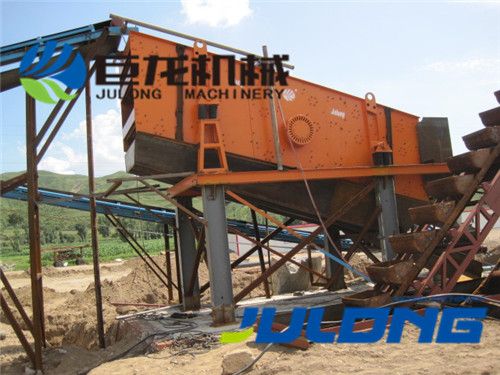 Sand sieving and washing machine