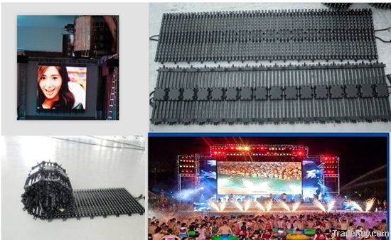 Indoor flexible LED display