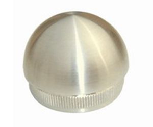 Stainless steel handrail domed end caps