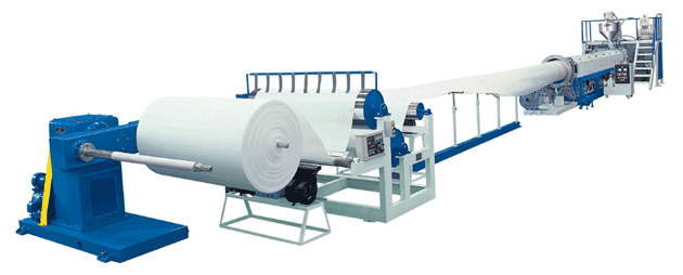 PE FOAM SHEET RXTRUSION LINE