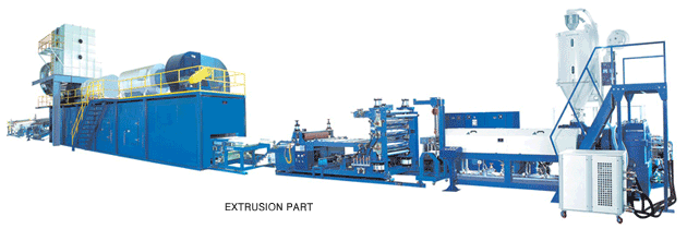 CHEMICALLY CROSS-LINKED PE FOAM EXTRUSION LINE