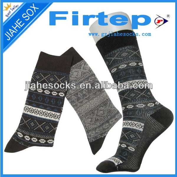 Jacquard men ankle socks