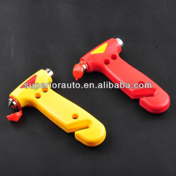 Car Escape Tool With Seat Belt Cutter