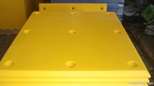 UHMWPE plate for marine fender