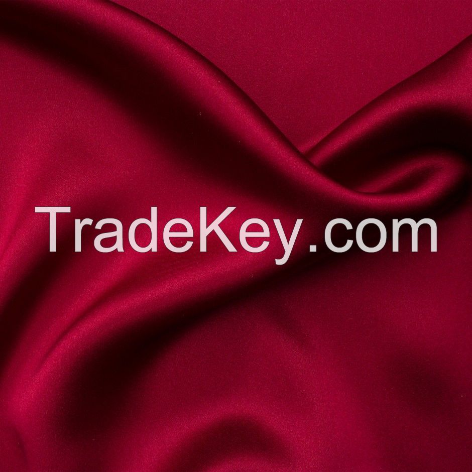 silk satin, silk crepe satin