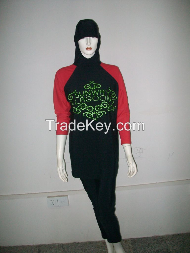 islamic girl swimwear full cloth swimwear