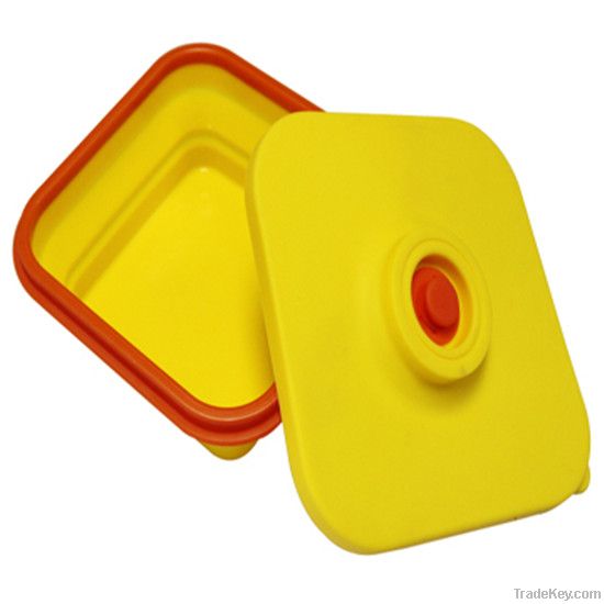 silicone collapsible lunch box