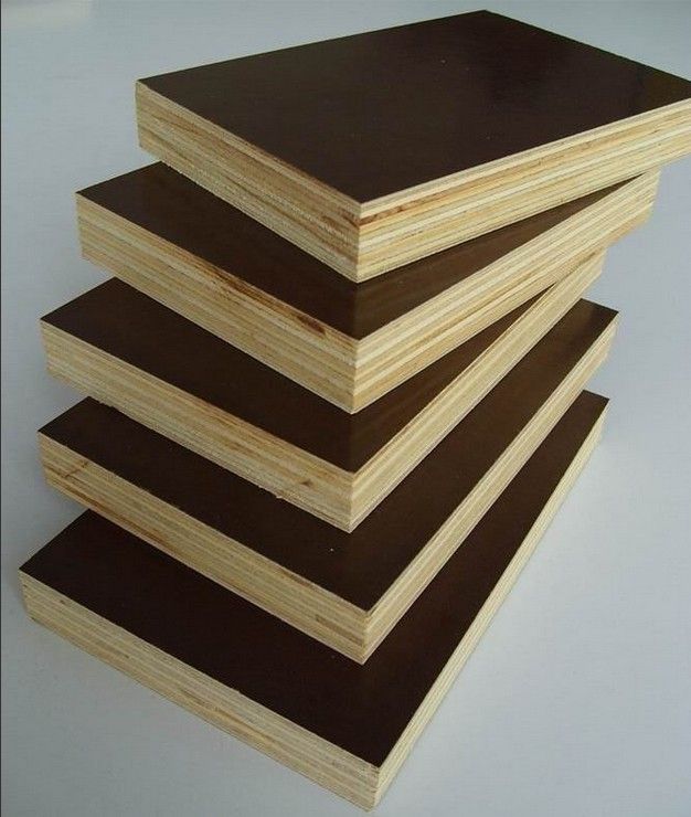 Film faced plywood for construction