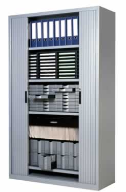 Rolling Door Cabinet