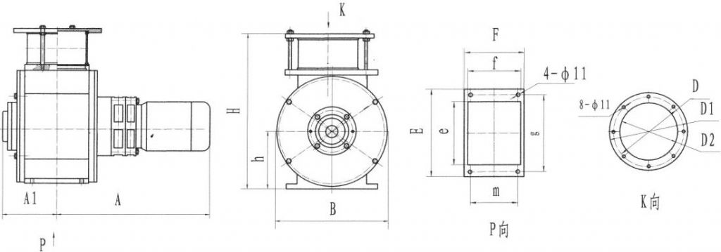 rotary airlock valve