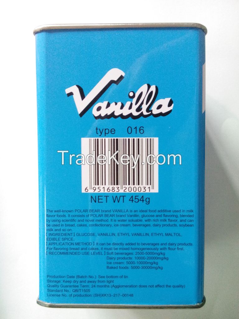 manufacturer supply vanilla flavor powder